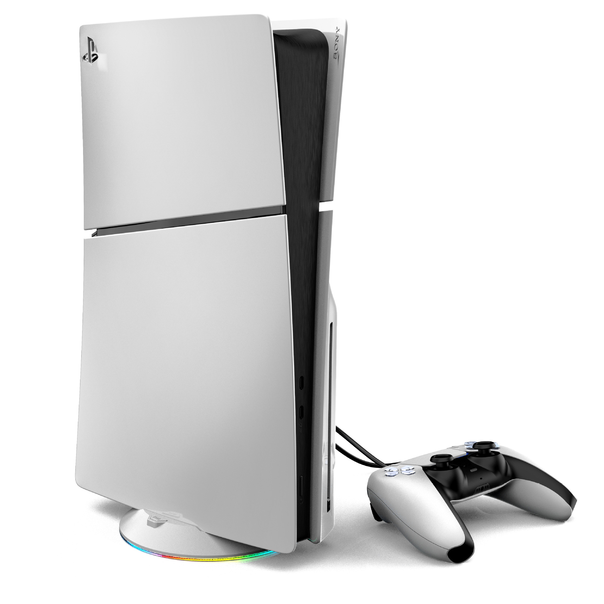 Base de consola PS5 con función de carga USB-HUB doble carga