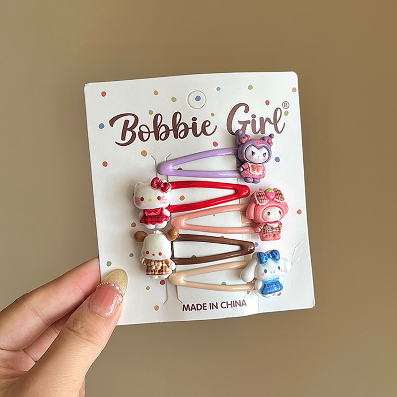 F8579-6 # Sanrio bb clip five-piece set