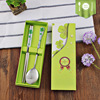 Handheld tableware stainless steel, spoon, chopsticks, street set for traveling, Birthday gift