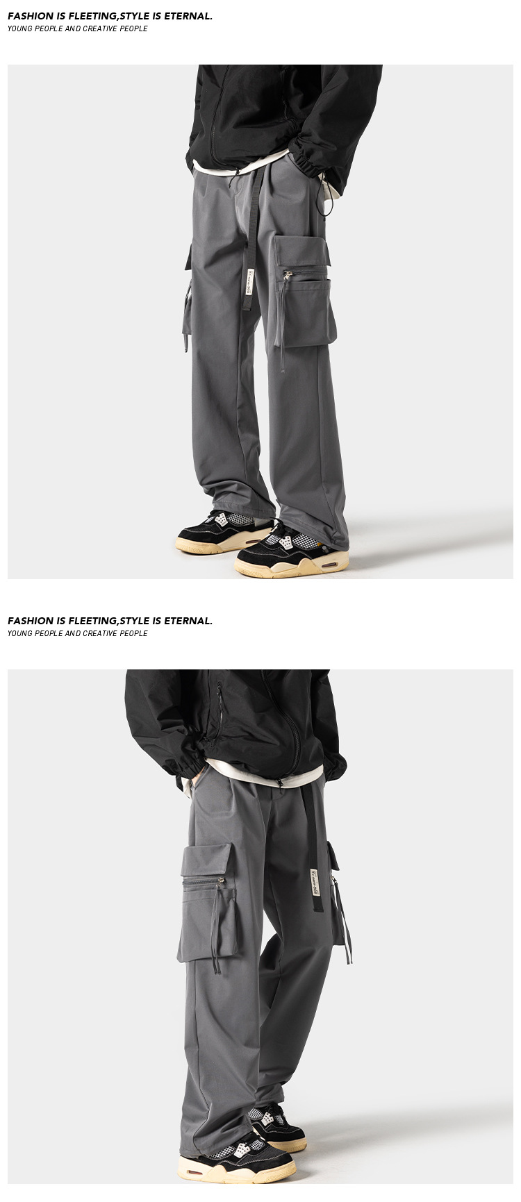 Men's Outdoor Tactical Windproof Waterproof Functional Pants_voghion.com