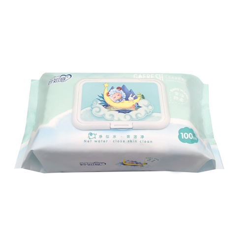 80-pack large package of baby wipes, special wet wipes for baby's hands and mouth, disposable cleaning wet wipes, dropshipping