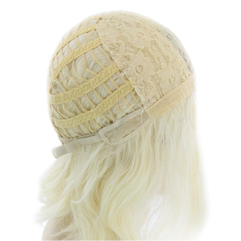 Dannis Matte 72cm Braided Silver Spot Long Curly Wig Female Game of Ice and Fire