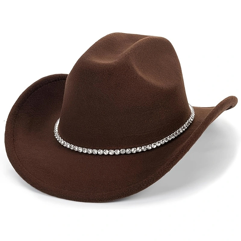 Sombrero de vaquero de fieltro – para bodas/fiestas temáticas, estilo western