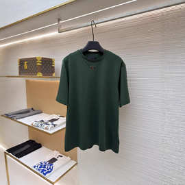 正确版本现货高品质P家新款三角标短袖T恤时尚百搭宽松版型男女款