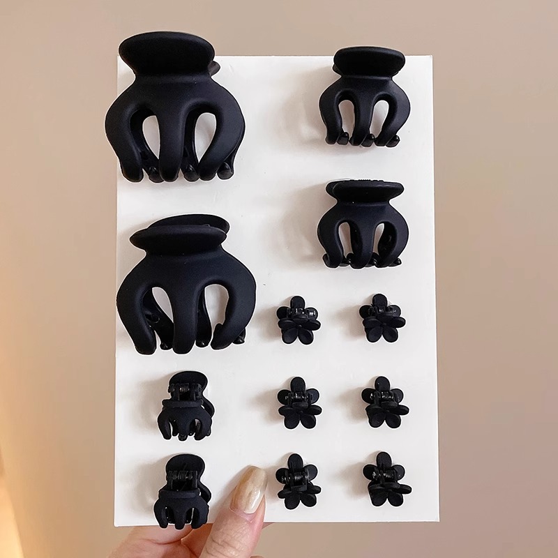 Horquilla de calabaza esmerilada de alta calidad, temperamento femenino, pinza de agarre grande, parte posterior de la cabeza, pinza de tiburón, clip de tiburón, tocado, horquilla