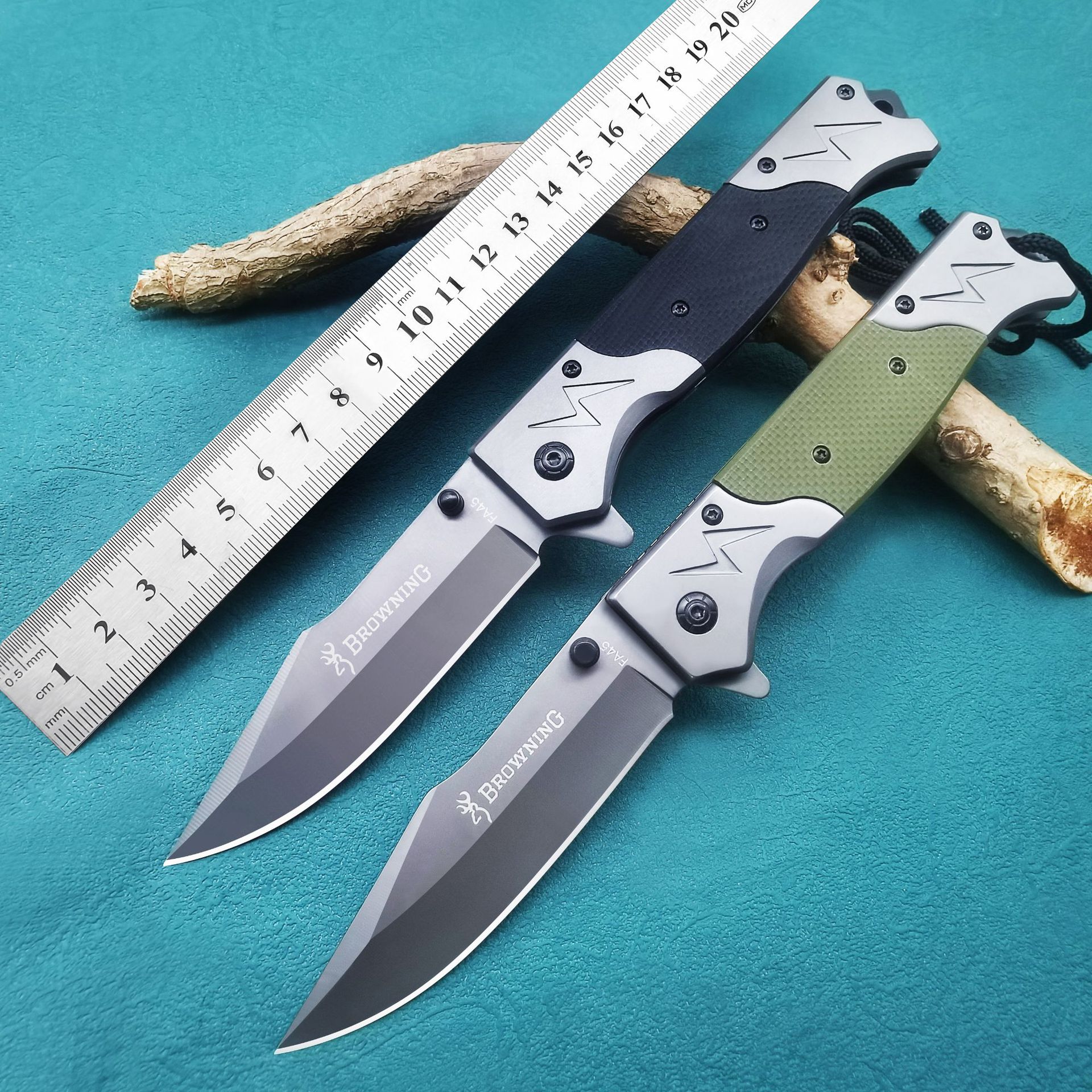 露营钓鱼工具迷你水果刀多功能不锈钢折刀G10柄军工刀拆快递小刀