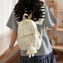 新款高颜值迷你双肩包女简约百搭通勤小书包轻便时尚潮流小背包