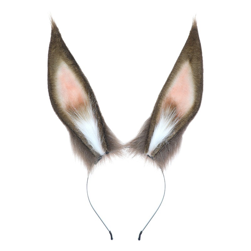 Ark manager orejas de conejo diadema Amaya atrocidad en stock hecho a mano Cosplay props felpa tocado accesorios para el cabello