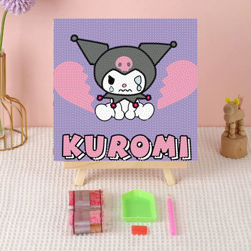 Алмазная вышивка (canvas) Genshin Impact DIY, 20×20 / 30×30, деревянная внутренняя рама и набор инструментов