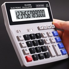 厂家跨境批发太阳能200ML会计学生计算机多功能财务计算器便携式