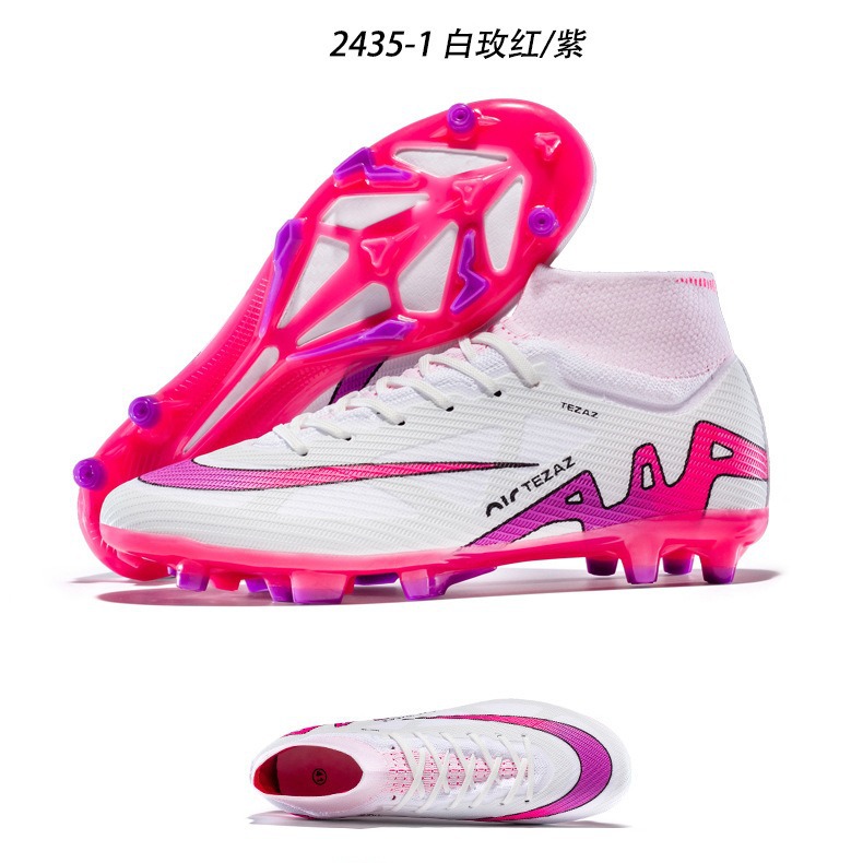 Zapatos de fútbol de alto nivel, zapatos de fútbol de clavos largos, zapatos de entrenamiento de carreras, zapatos deportivos para hombres y mujeres, zapatos deportivos para adultos transfronterizos