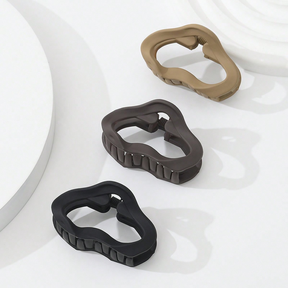 3-piezas pequeño tamaño clip helado mate niña niños mini lindo color horquilla roto pelo tiburón clip transfronterizo