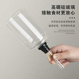 虹吸壶配件通用上下壶上座上杯下座下杯酒精手动煮虹吸式咖啡壶