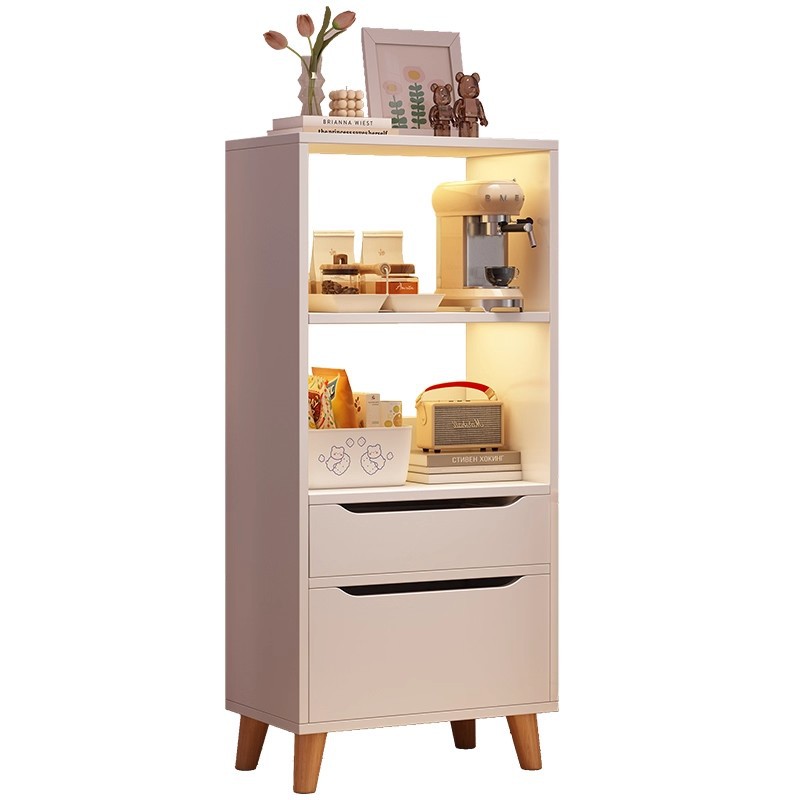 Estante de libros Estante de piso Gabinete doméstico Salón contra la pared Gabinete de exhibición del dormitorio Gabinete de televisión junto al armario de almacenamiento