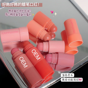 Oem Cross-Border Oem Crayon Lipstick Lip Gloss Four-Color Matte Velvet Multi-Color Lipstick Pen Custom Processing