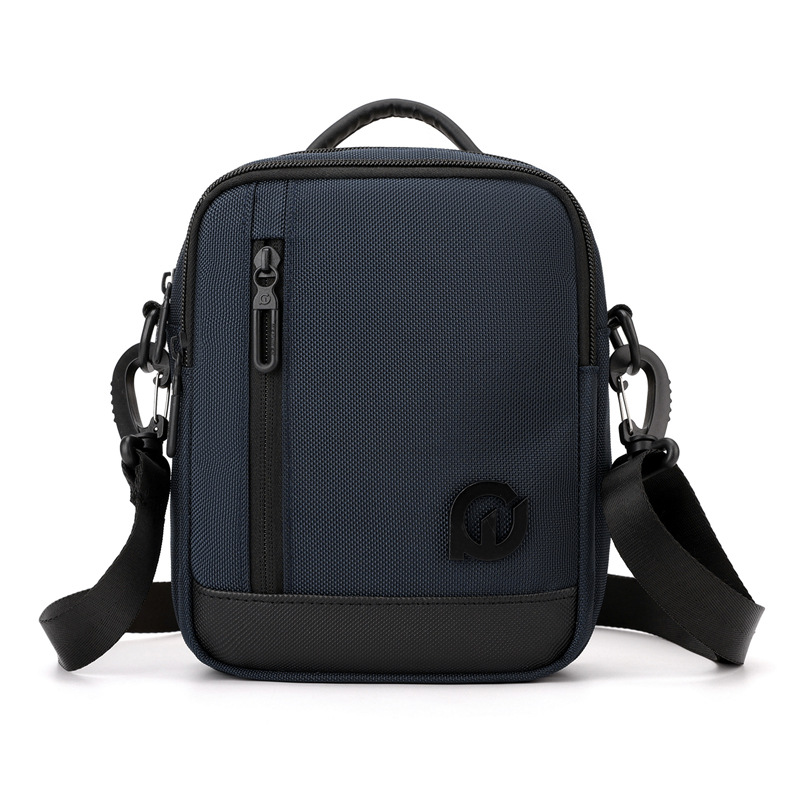 WEPOWER Bolso de hombro para hombre nuevo Bolso de bolsillo portátil casual de moda Bolso para hombre al aire libre de gran capacidad