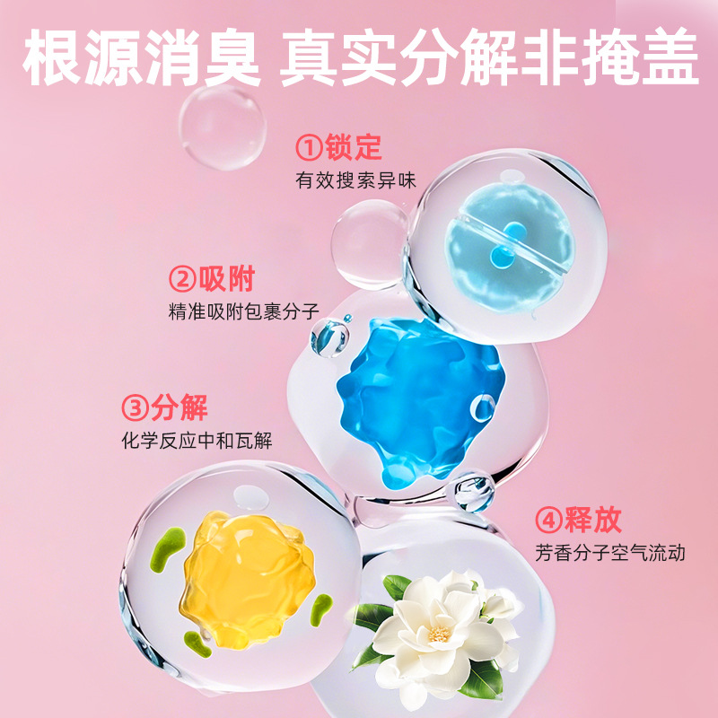 Arena para Gatos Han Shi Sakura, Mezcla de Tapioca y Té Blanco, Desodorizante, Baja en Polvo, No Pegajosa, Arena para Gatos a Base de Plantas, Arena para Gatos con Fragancia Antiolor