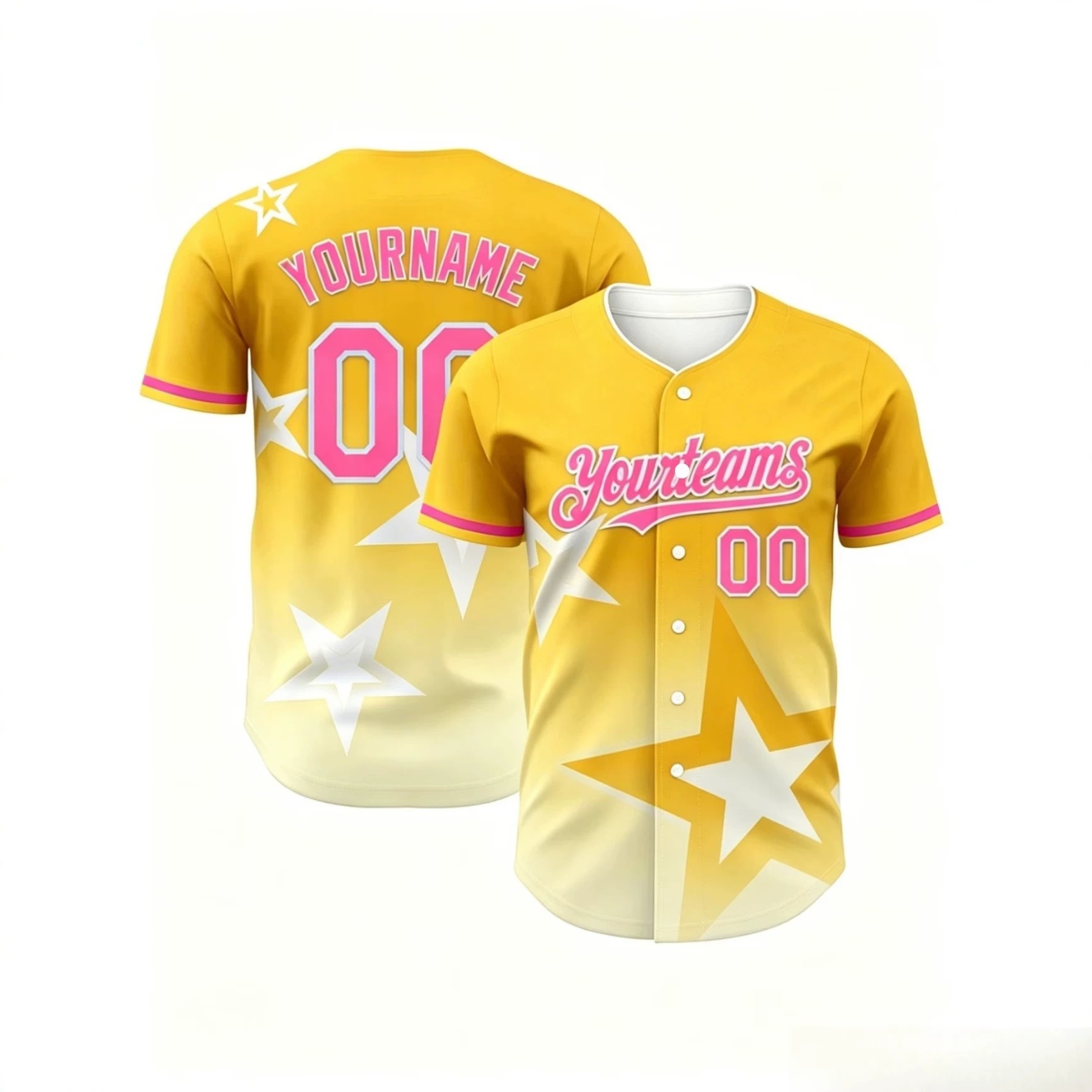 26 Manufacturer 3D Digital Print Sports Cardigan American Professional Baseball Jersey Short Sleeve Quick-Dry Men's Baseball Jersey