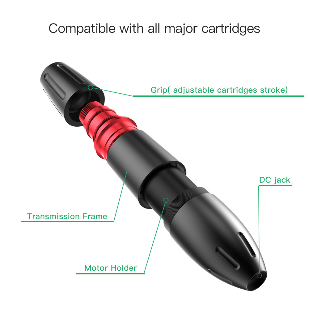 Conjunto completo de herramientas y equipos de tatuaje de bordado de tatuaje de belleza fábrica al por mayor Traje de tatuaje transfronterizo motor todo en uno máquina estudiantes
