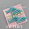 Заколка-дельфин, 4 шт.