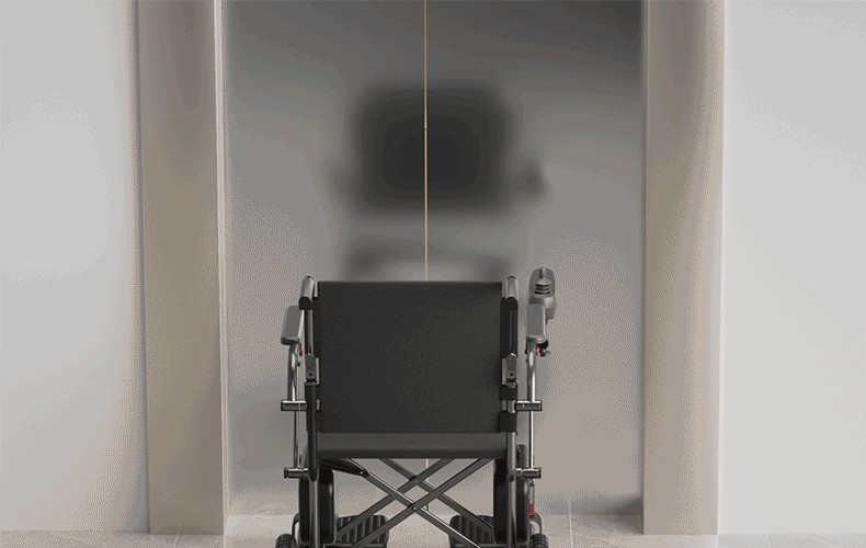 The electric wheelchair can be taken on a plane, it is a new original model, portable and foldable, specially designed for elderly people to use for walking and as a mobility aid