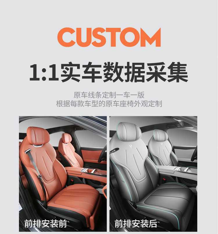 New dark blue L07 car seat covers, suitable for all seasons, full surround leather, five-seater, dark blue, special L07 seat cushion covers