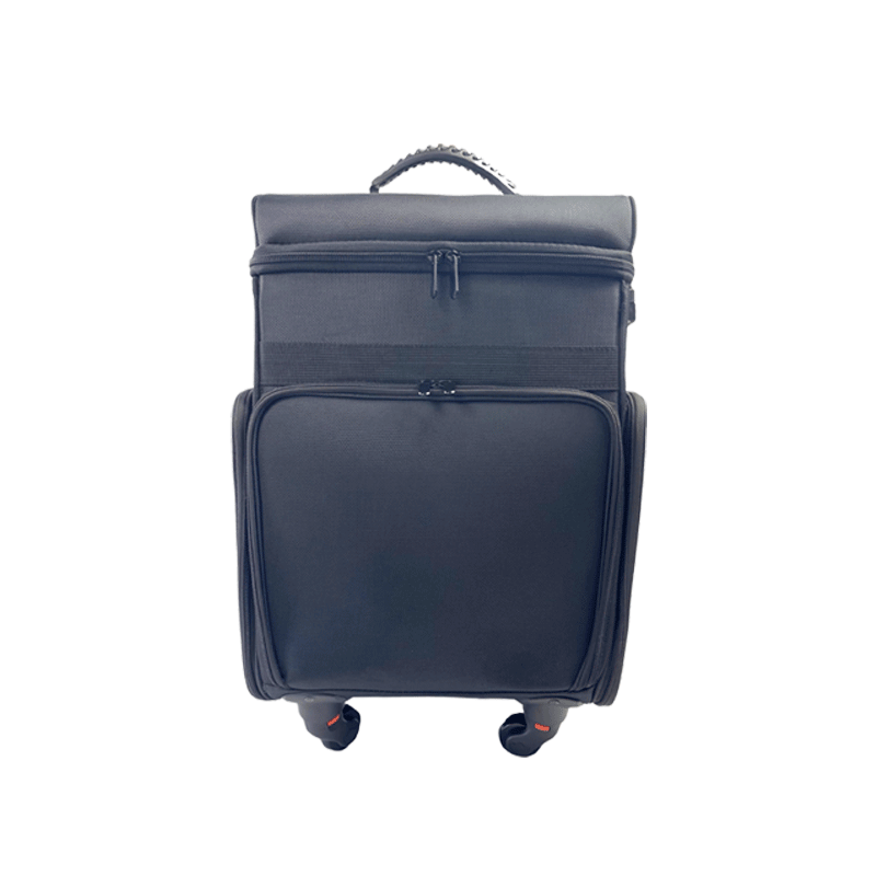 Caja de herramientas cosméticas de gran capacidad, barra de tracción, caja de maquillaje, maquillaje con caja de maquillaje, partición de caja de maquillaje, caja de maquillaje de almacenamiento transfronteriza