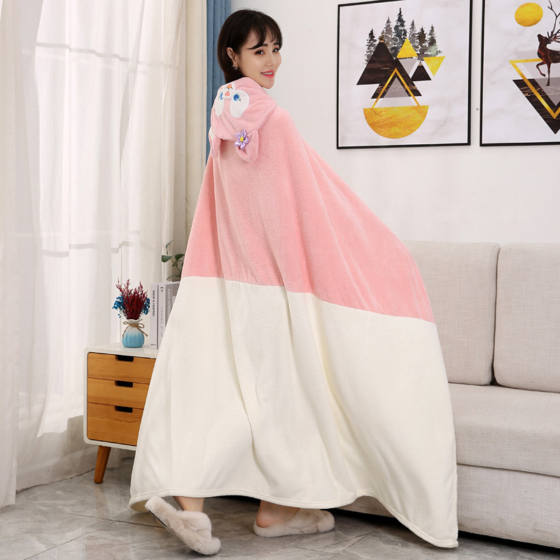 Postage children's bath towel increase coral fleece absorbent adult swimming cloak bath towel hooded bath towel a generation of hair Postage children's bath towel increase coral fleece absorbent adult swimming cloak bath towel hooded bath towel a generation of hair