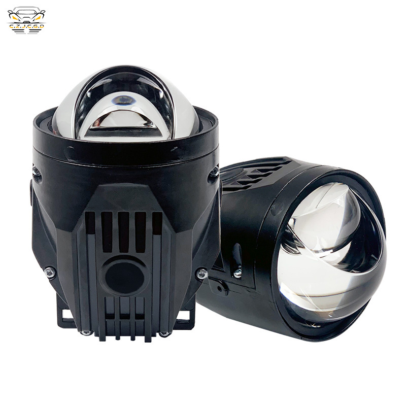 faro de automóvil 3 pulgadas led faro accesorios láser directo único lente de doble luz de alta potencia reforma