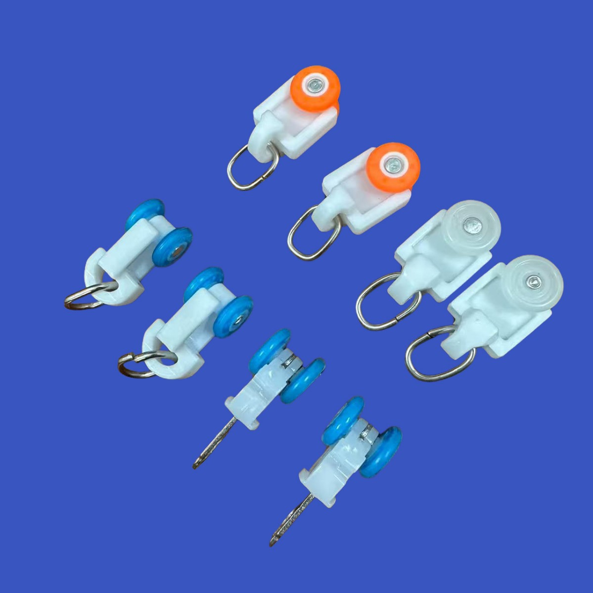 窗帘轮子智能电动窗帘轨道滑轮加厚静音轴承轮滑窗帘配件厂家批发