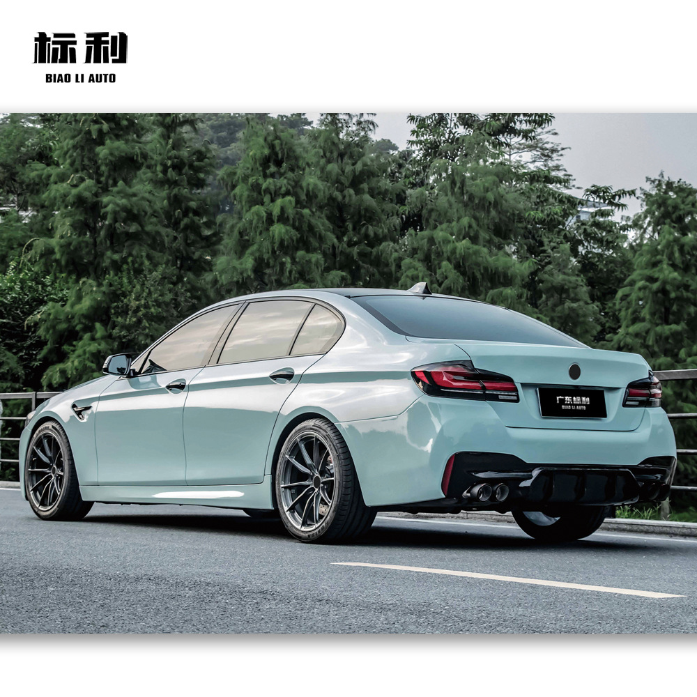 In stock from the manufacturer: 5 Series F10/F18 old to new G30/G38 M5 body kit for complete exterior upgrade