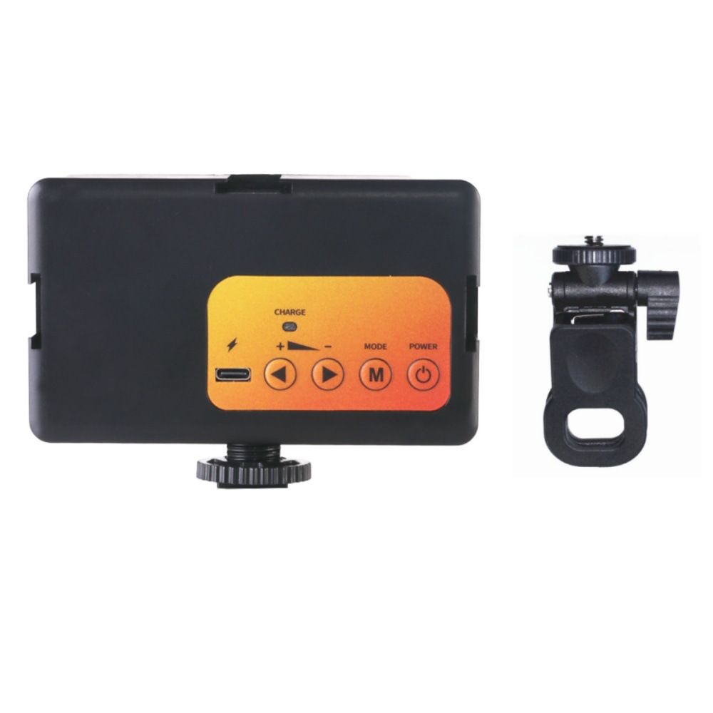 Fotografía de carga WL-R2 cuadrado mini luz LED teléfono móvil selfie RGB fotografía luz a todo color de bolsillo RGB Luz de relleno