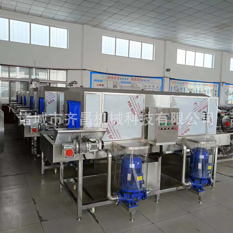 鸭鹅养殖周转筐清洗设备 两层过滤自动洗筐机 预制菜油渍筐清洗机