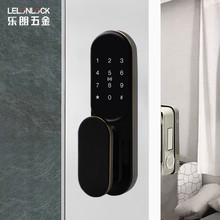 定制免布线一体外装电控锁家用老式铁门牛头指纹锁铁门防盗门锁