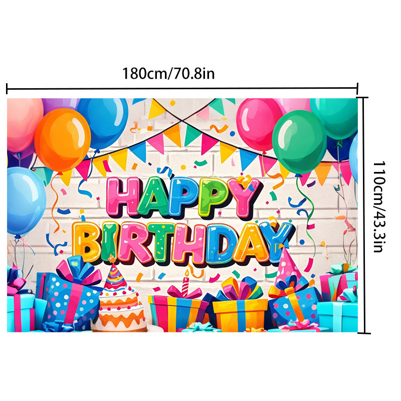 Amazon celebración transfronteriza pastel de cumpleaños fondo pancarta fiesta infantil foto pancarta decoración decoración escena