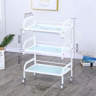 Free Shipping Beauty Trolley Storage Rack Beauty Salon Special Car Embroidery Trolley Household Fire Tool Cart Wholesale