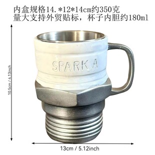 �羳��ƷV8 Engine Stainless Steel 3D MugV6�l�әC��֬����