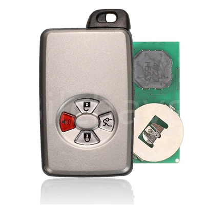 Button Toyota Rav4 Smart Card: Car Keys - 4-keys-silver