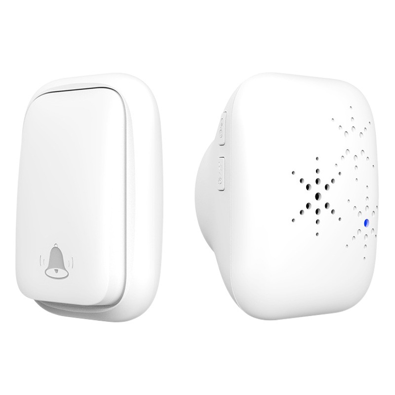 Sin batería auto-generación timbre inalámbrico hogar impermeable uno a dos timbre inteligente remoto ancianos llamador