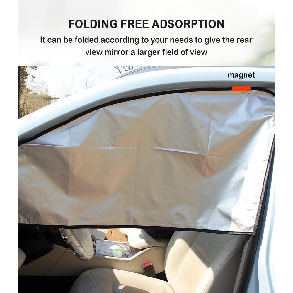 Universal Interior Diamond Pattern Car Sunshade Magnetic Rear Child Sun Protection Heat Insulation Sunshade Car Sunshade