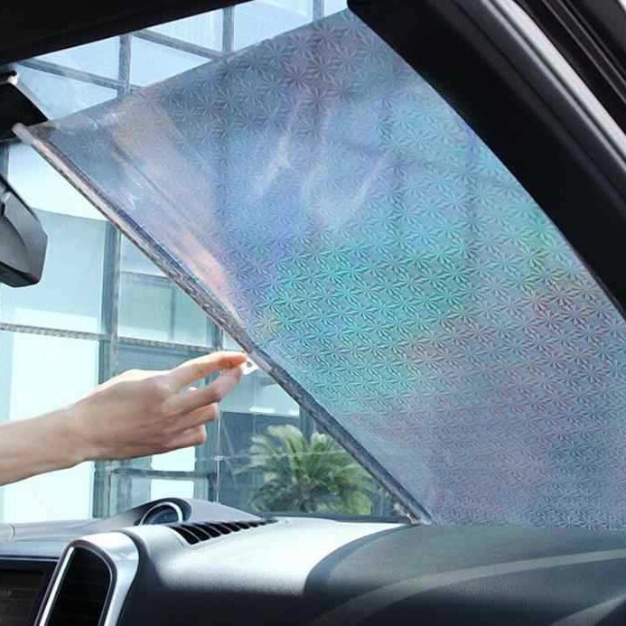 Car front sunshade automatic retractable sunshade summer sun protection heat insulation universal sunshade Car front sunshade automatic retractable sunshade summer sun protection heat insulation universal sunshade