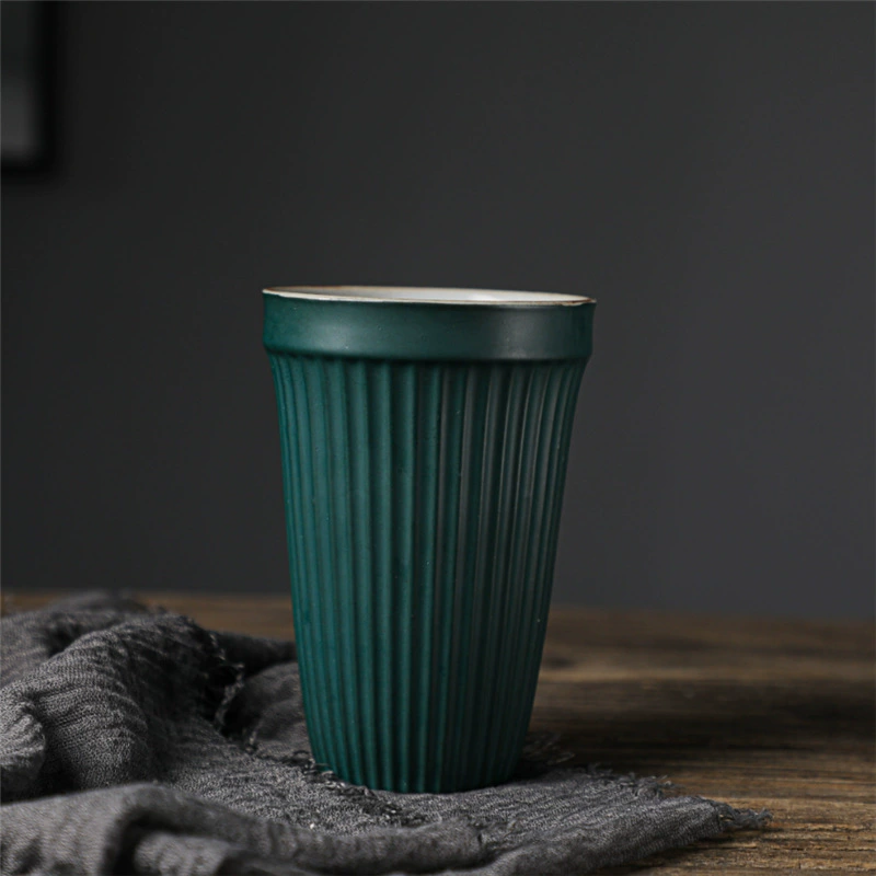 Alien ceramic cup high -value coffee cup retro Mark cup cross -border supply irregular cup rough pottery cup