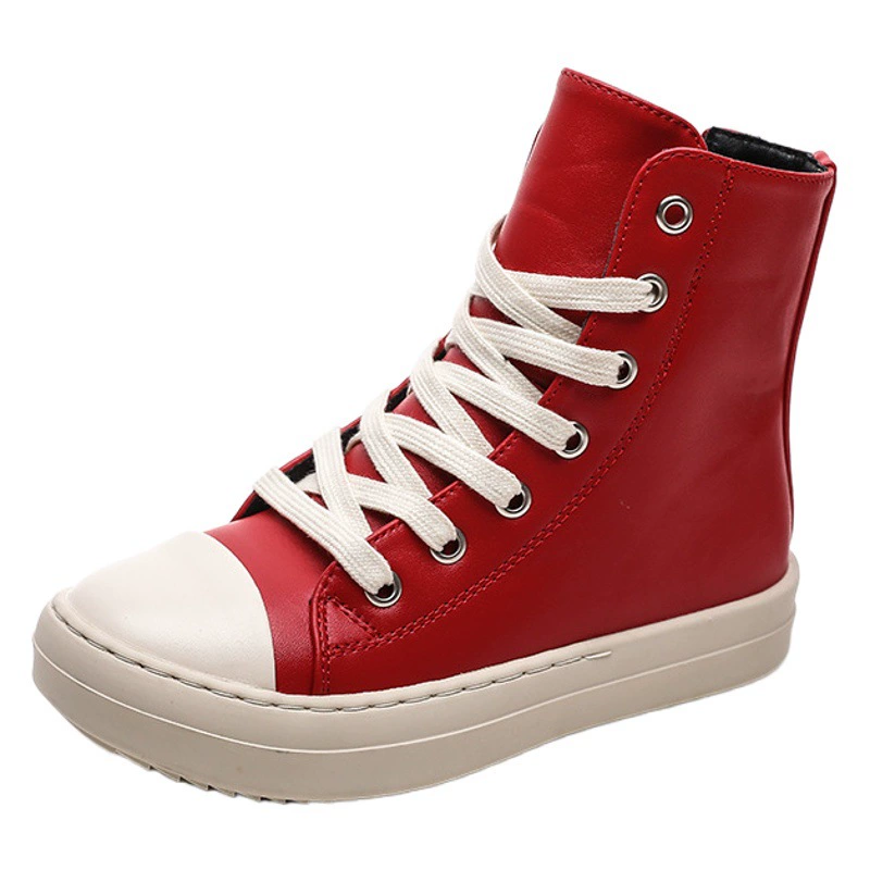 2023 осенне-зимняя новая Европейская и американская трансграничная Персонализированная детская обувь с высоким берцем для внешней торговли для мужчин и женщин, обувь для родителей и детей на толстой подошве