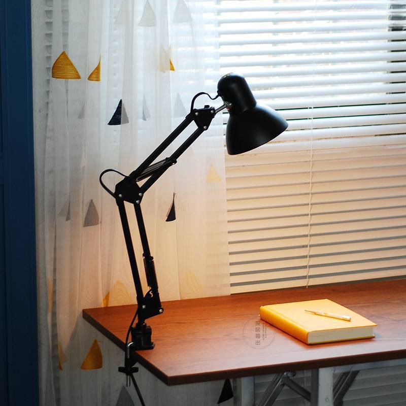 Lámpara de mesa de pestañas de uñas LED, clip de protección ocular de disparo, trabajo de aprendizaje de escritorio, pintura, reparación de tatuajes