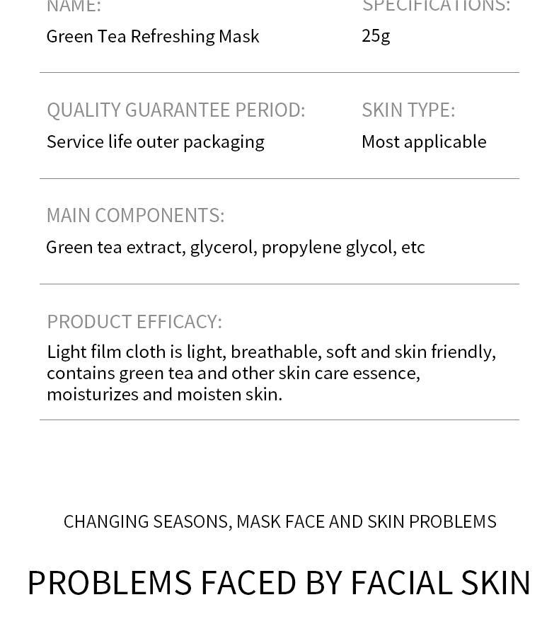 28g Weight Facial Mask Type Of Cosmetics Liquid Material Solid Color Pattern Casual, Elegant, Glam Style Solid Color Casual Elegant Glam Facial Mask Skin Care Personal Care 10
