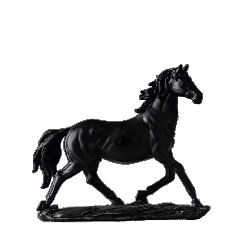 龍馬精神高級装飾品玄関書斎リビングルームオフィス新しい馬の装飾品風水富を引き寄せる工芸品馬|undefined