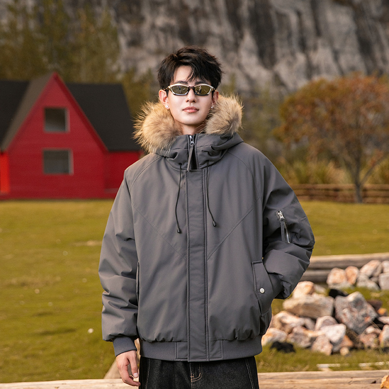 Retro winter down jacket