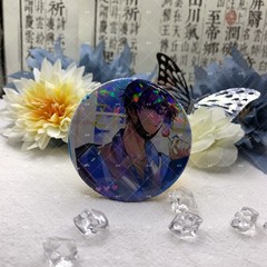 Camouflage loser surrounding badge big mouth new style Xie Yu He Chao couple tin pin student gift single person 