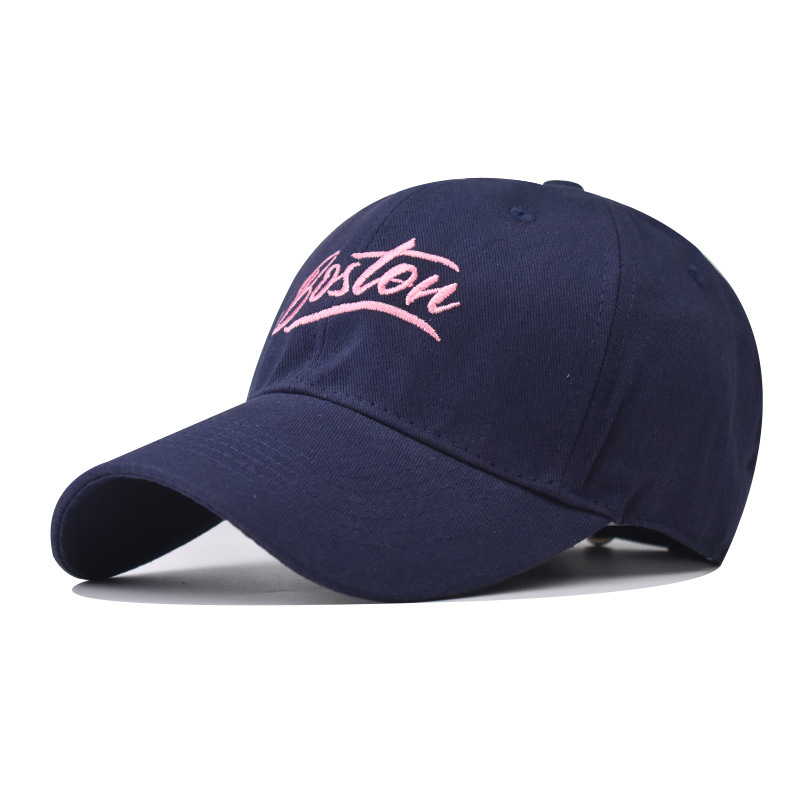 Nuevo algodón transfronterizo al aire libre bordado sombrero de béisbol para hombres y mujeres personalidad sombrero de boca de pato