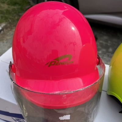 Piao Helmet Motorcycle Half Helmet Summer, Motosiklet dəbilqələri - one-size-fits-all-fluorescent-pink-new-standard-standard-light-tea-lenses
